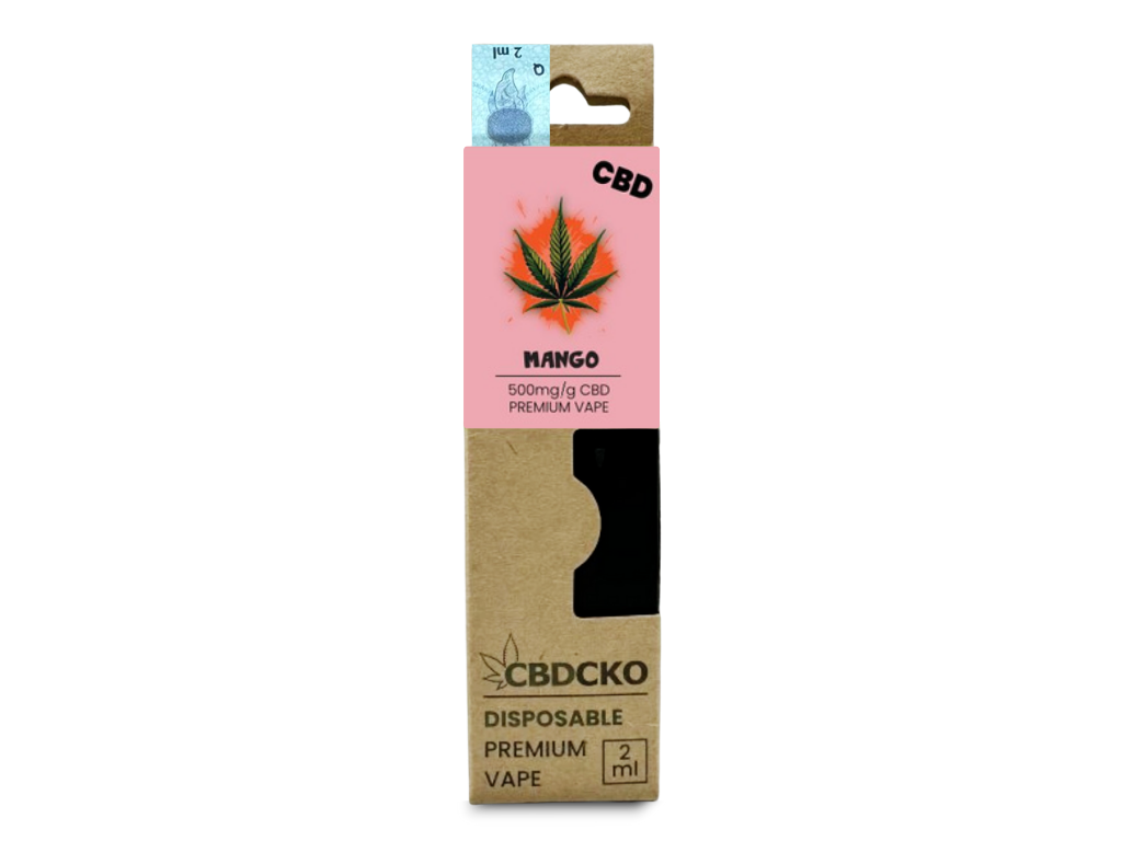 CBDčko CBD Disposable Vape Pen Mango, 2 ml