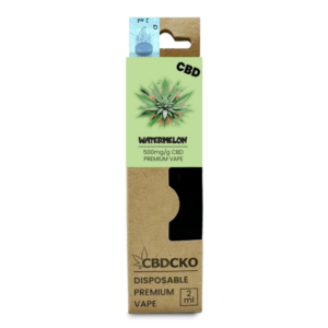 CBDčko CBD Disposable Vape Pen Watermelon, 2 ml