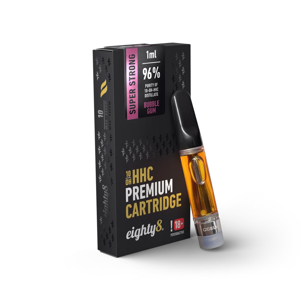 Eighty8 Eighty8, 10-OH-HHC Cartridge Bubblegum 1 ml