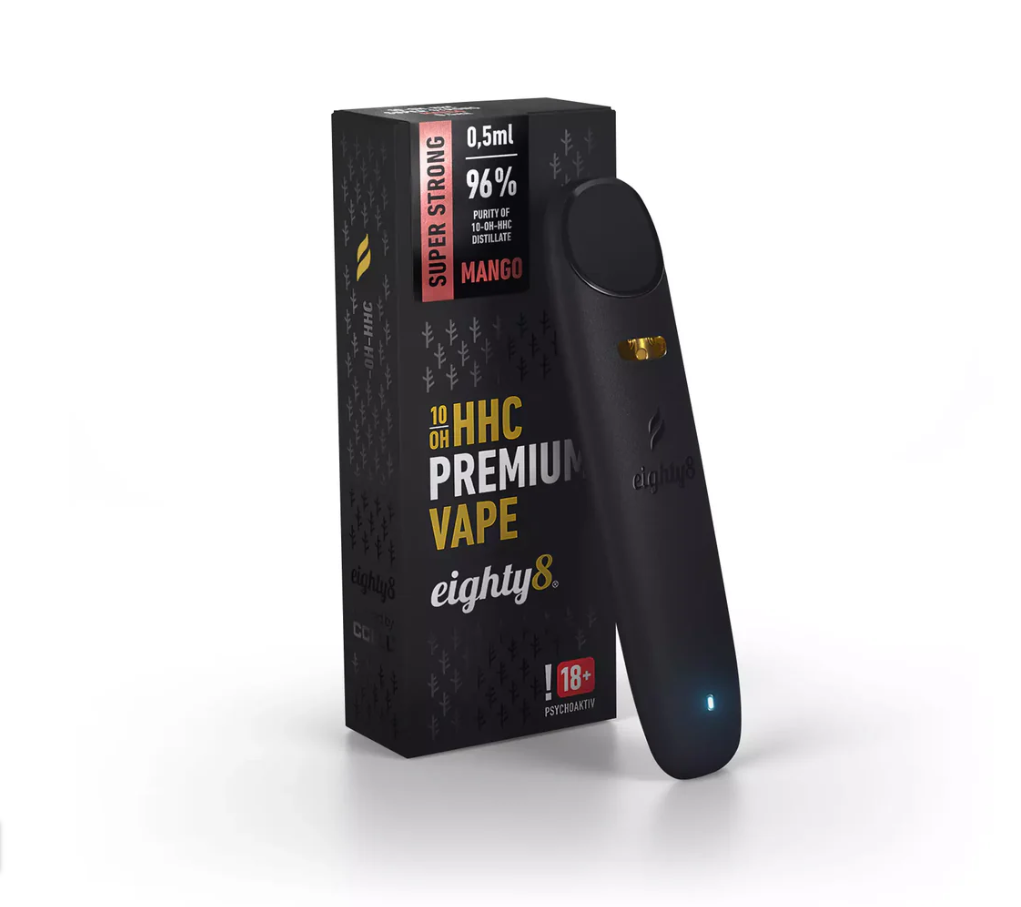 Eighty8 Eighty8, 10-OH-HHC Disposable vape Mango 0,5 ml