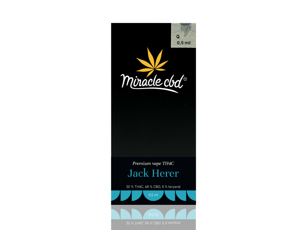 MiracleCBD MiracleCBD, TH4C Cartridge Jack Herer Obsah: 0,5 ml