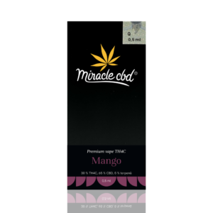 MiracleCBD MiracleCBD, TH4C Cartridge Mango Obsah: 0,5 ml