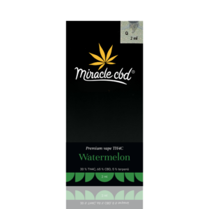 MiracleCBD MiracleCBD, TH4C Disposable Vape Pen Watermelon, 2ml