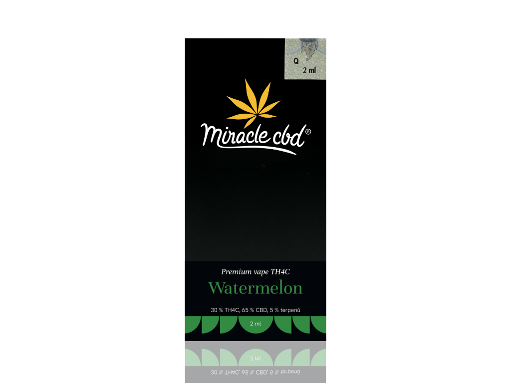 MiracleCBD MiracleCBD, TH4C Disposable Vape Pen Watermelon, 2ml