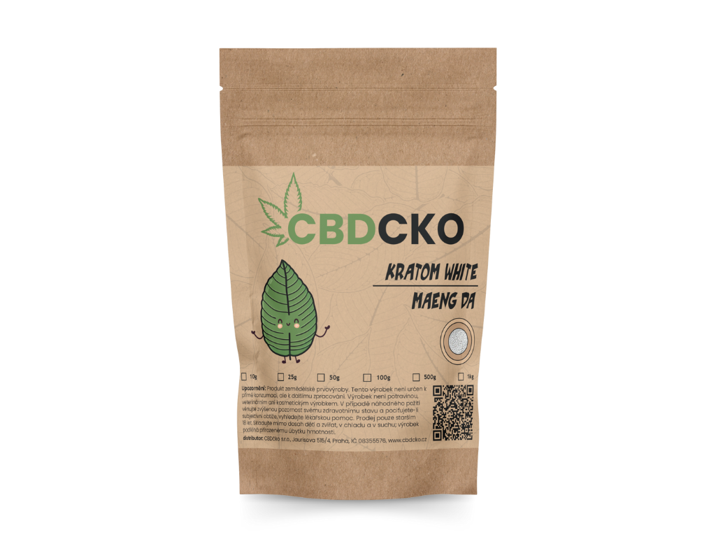 CBDčko Bílý "white" Kratom, Maeng Da Váha: 50 g