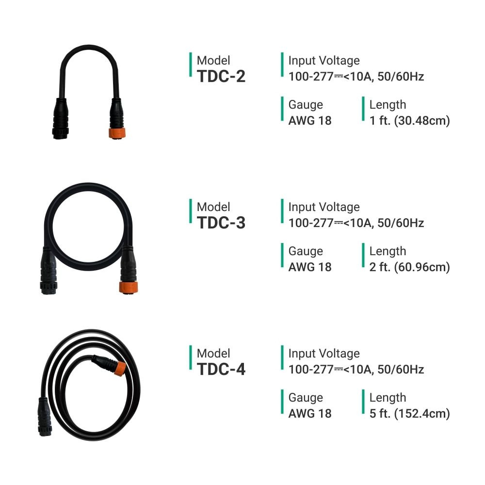 ThinkGrow Model One LED 1ft AWG #18 Daisy Chain Cord, propojovací kabel (TDC-2) - Obrázek 2
