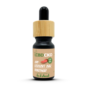 CBDčko 5% CBD olej pro zvířata s příchutí roastbeef Obsah: 10 ml