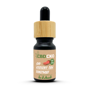 CBDčko 10% CBD olej pro zvířata s příchutí roastbeef Obsah: 10 ml