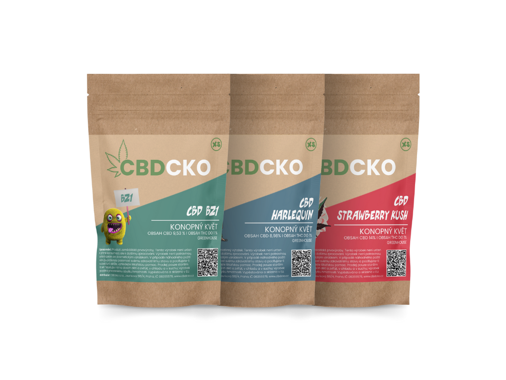 CBDčko Degustační balení - České květy