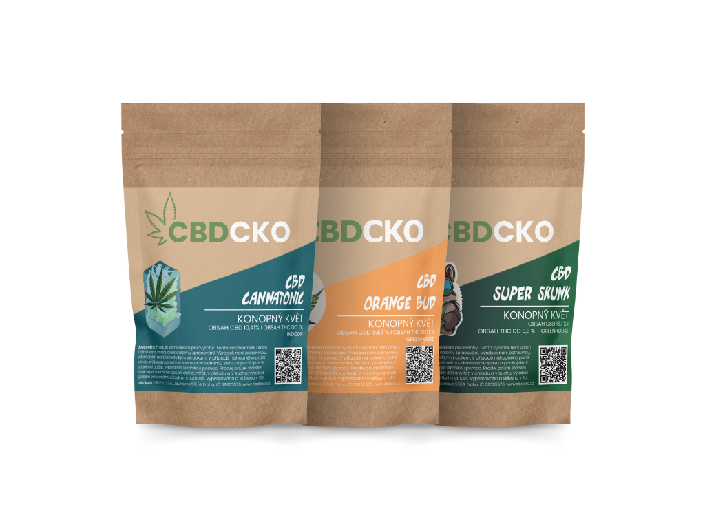 CBDčko Degustační balení - Švýcarské květy