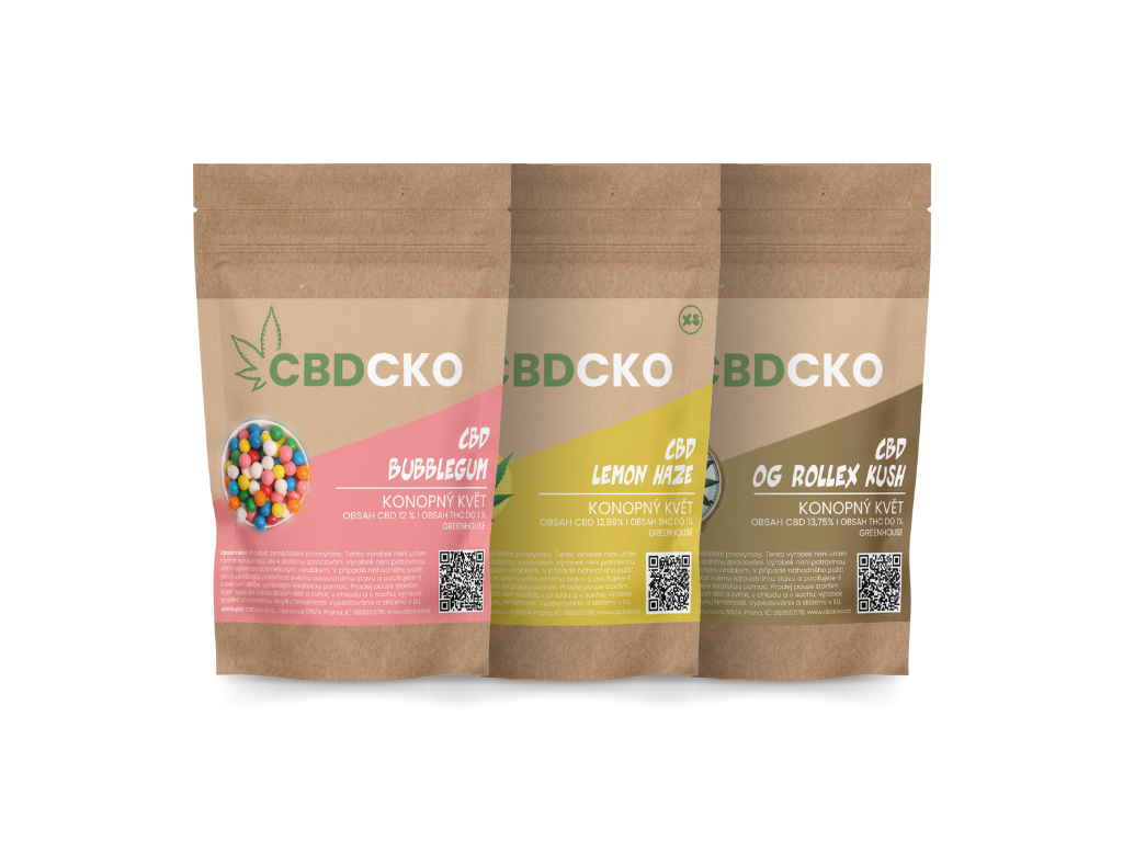 CBDčko Degustační balení - Italské květy