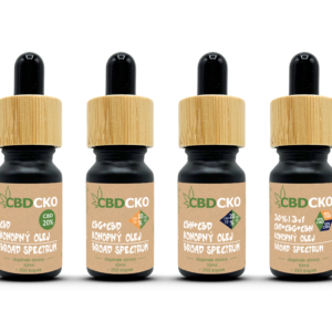 Degustační balení - 4 x CBDčko olej