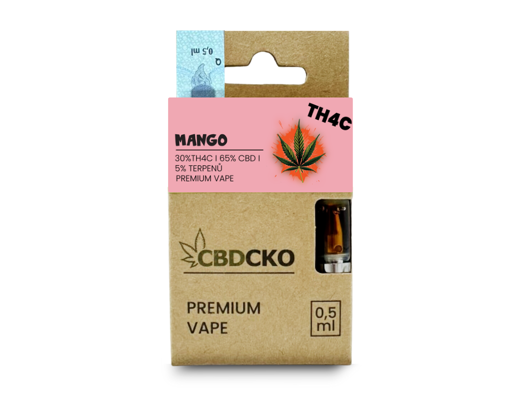 CBDčko TH4C Cartridge Mango Obsah: 1 ml