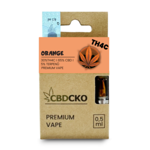 CBDčko TH4C Cartridge Orange Obsah: 1 ml