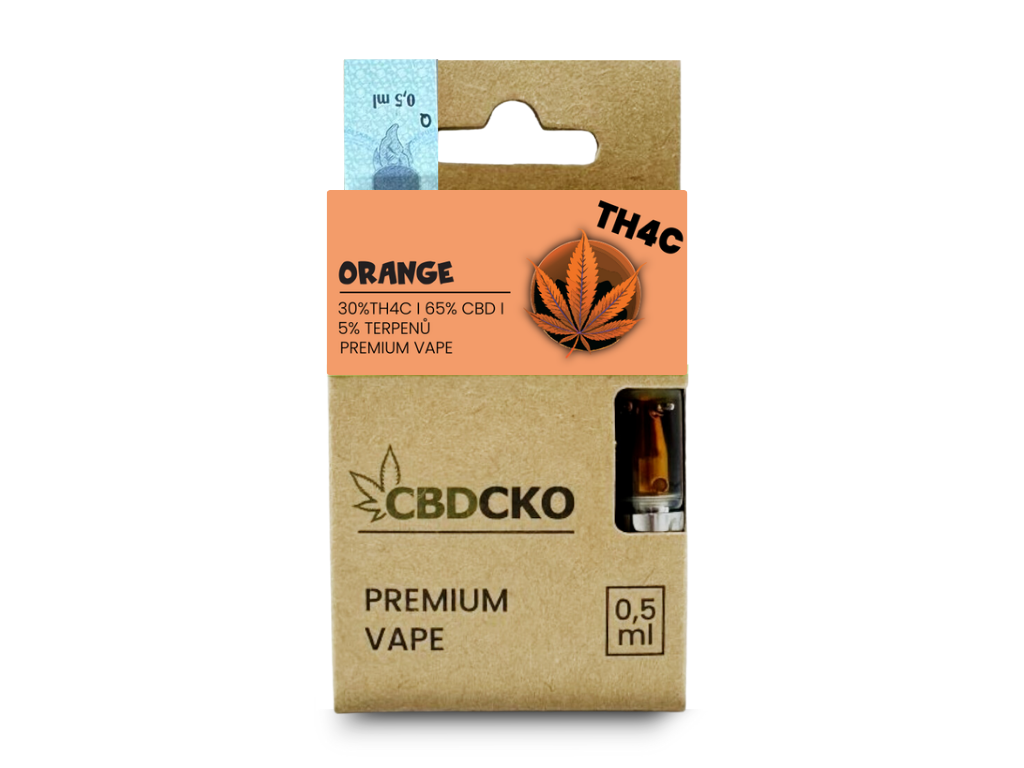 CBDčko TH4C Cartridge Orange Obsah: 1 ml