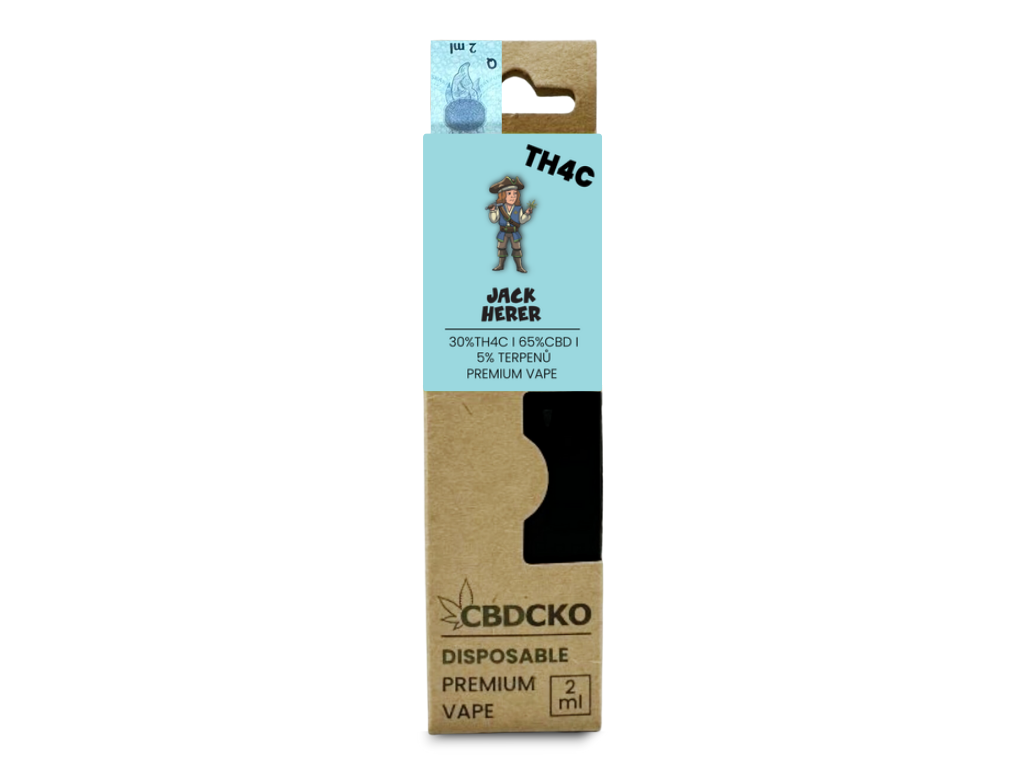 CBDčko TH4C Disposable Vape Pen Jack Herer, 2ml