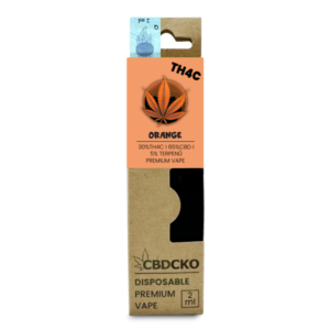 CBDčko TH4C Disposable Vape Pen Orange, 2ml