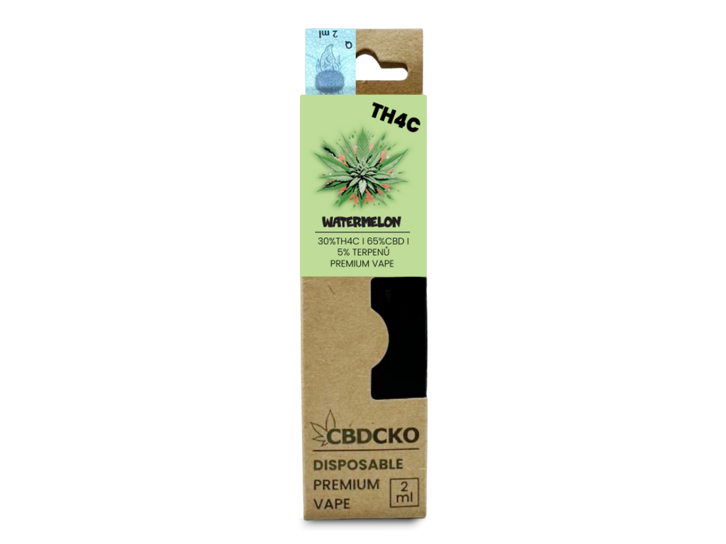 CBDčko TH4C Disposable Vape Pen Watermelon, 2ml