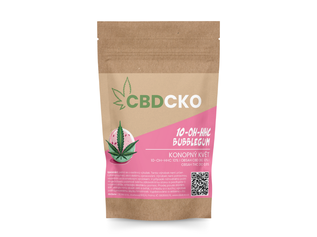 CBDčko 10-OH-HHC Weed Bubblegum Váha: 3 g