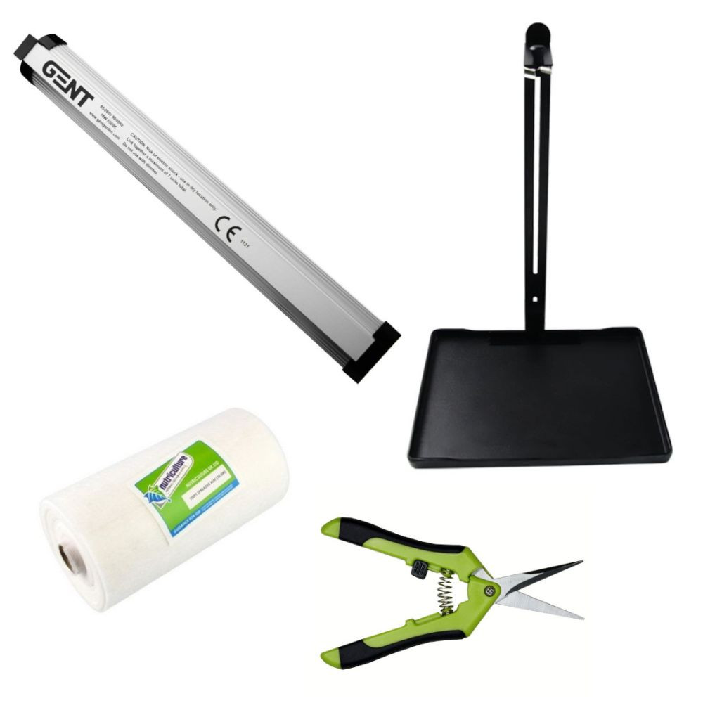 GENT Urban Microgreens LED Set, 18W, 6500K, s netkanou textilií a nůžkami