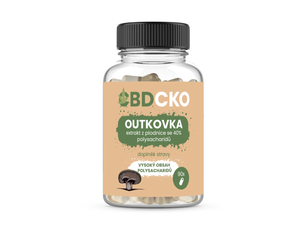 CBDčko CBDčko, Outkovka (Coriolus), kapsle 90 Ks