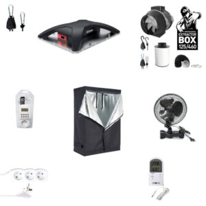 Kompletní grow box LED GENT 2x 100W Set Wide, 120x60x180 cm