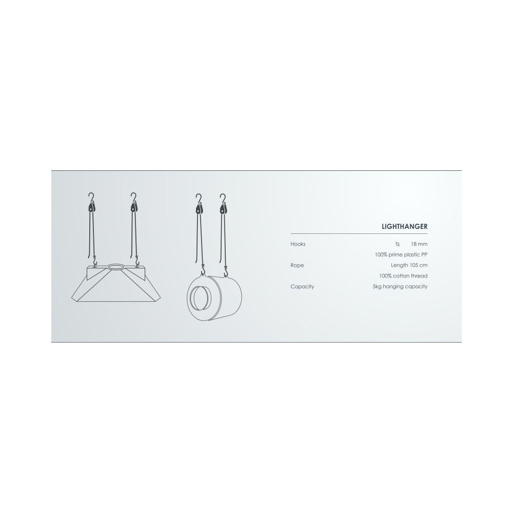 Garden HighPro Light Hanger Ratchet, 2 ks, nosnost 5 kg - Obrázek 2
