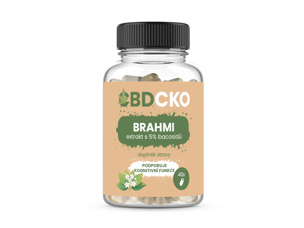 CBDčko CBDčko, Brahmi, kapsle 40 Ks