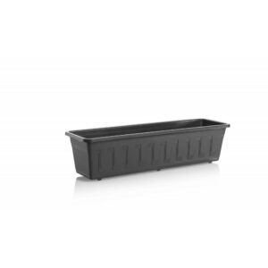 Plastkon truhlík Garden Antracit, 60x17x15 cm