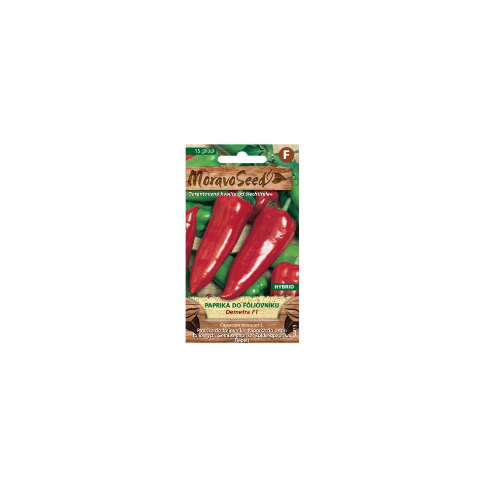 Semínka Paprika zeleninová k rychlení DEMETRA F1 - hybrid, 15 s