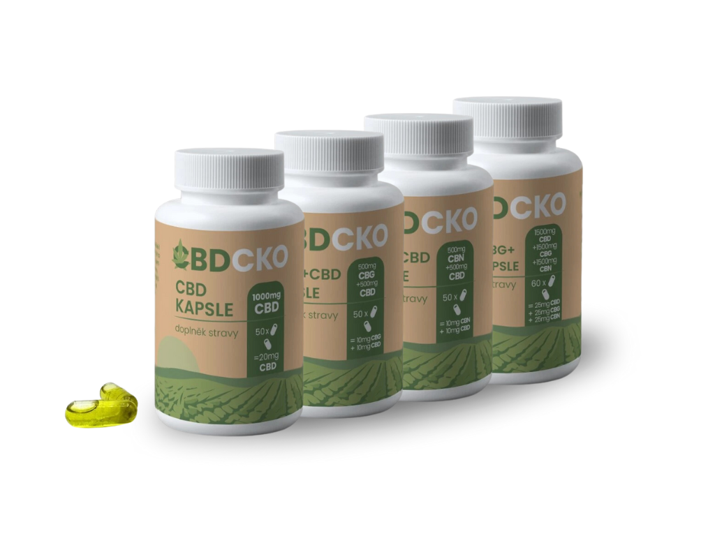 Degustační balení - 4 x CBDčko kapsle