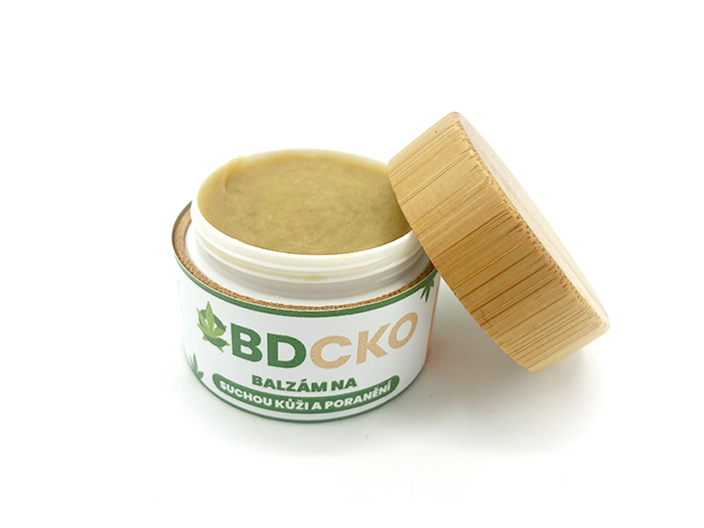 CBDčko Balzám na suchou kůži a poranění s CBD a CBG, 15 ml