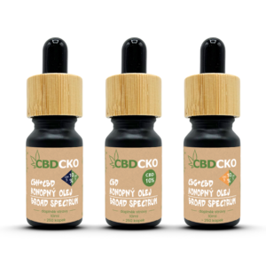 CBDčko 1x CBG olej 5% + 1x CBD olej 10% + 1x CBN olej 5%