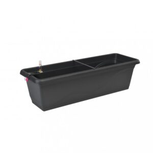 Plastkon samozavlažovací truhlík Extra Line Smart Antracit, 53x16x15 cm