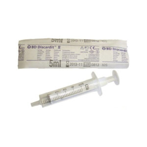 Injekční stříkačka plastová 5 ml