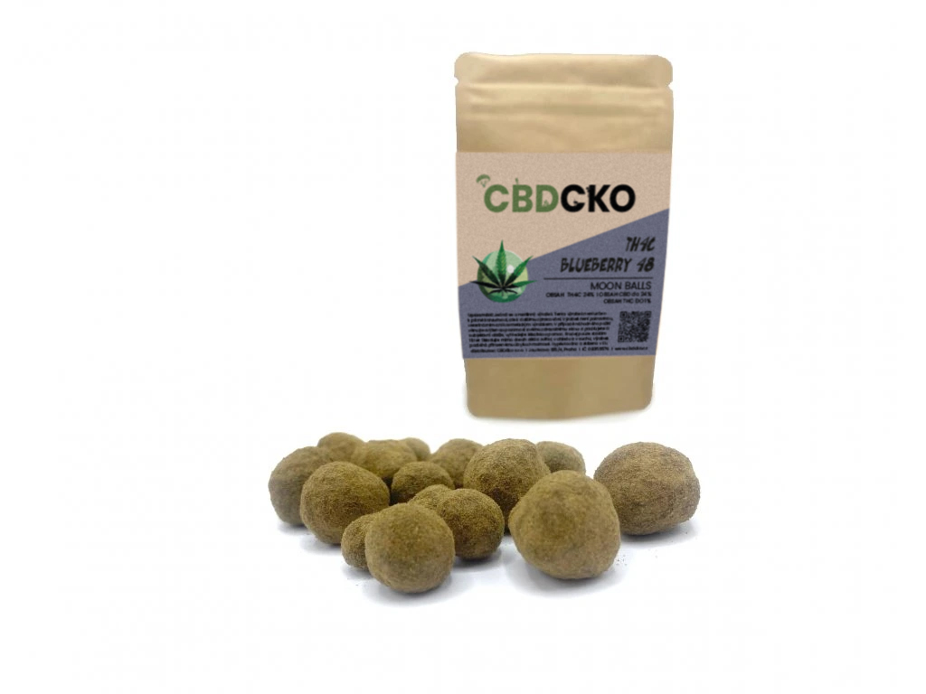 CBDčko TH4C MoonBalls Blueberry 48% Váha: 15 g