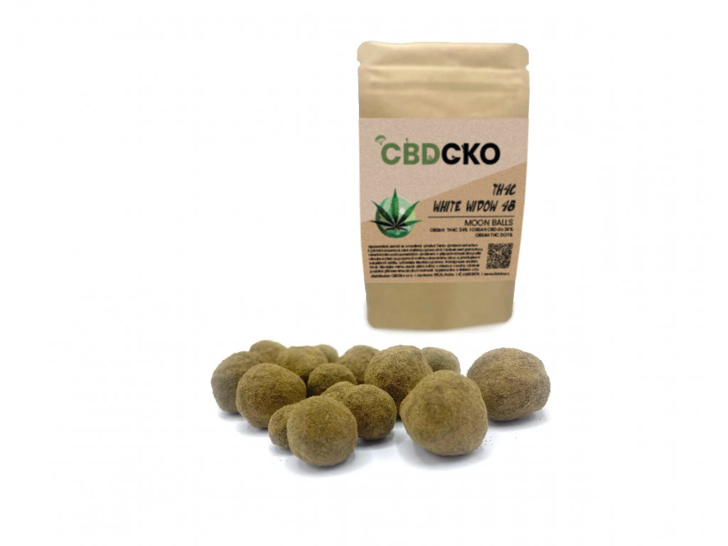 CBDčko TH4C MoonBalls White Widow 48% Váha: 7 g