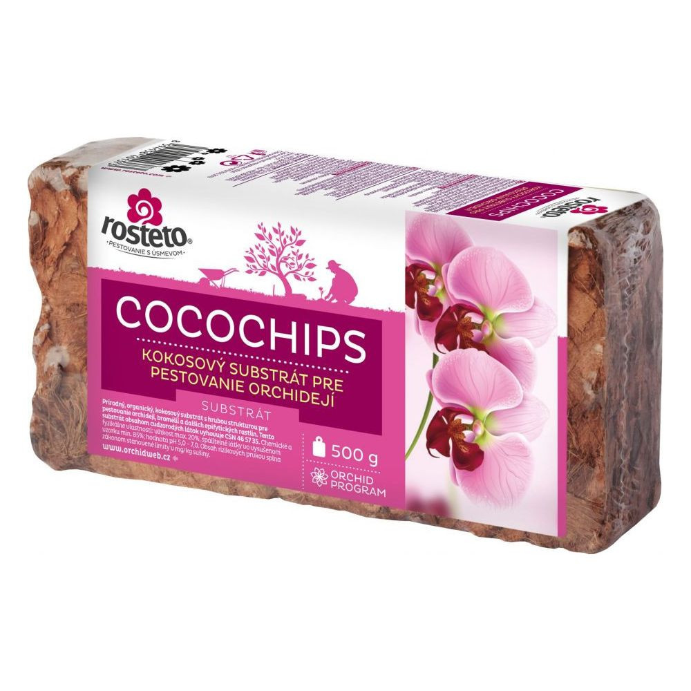 Cocochips pro orchideje - kokosové kousky lisované 500 g