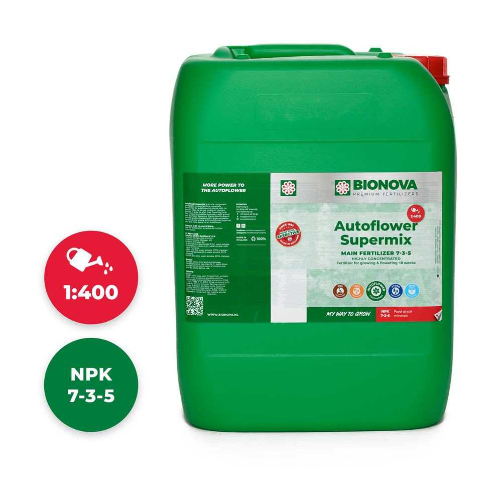 BioNova AutoFlower Supermix 20 l, hnojivo na růst a květ