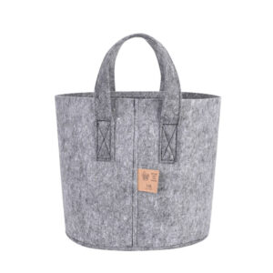Dirt Bag Grey textilní květináč 24x23 cm - 12 l