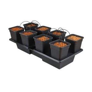 Nutriculture Wilma Large Wide 8x 18 l, kapková závlaha 170x75x20 cm