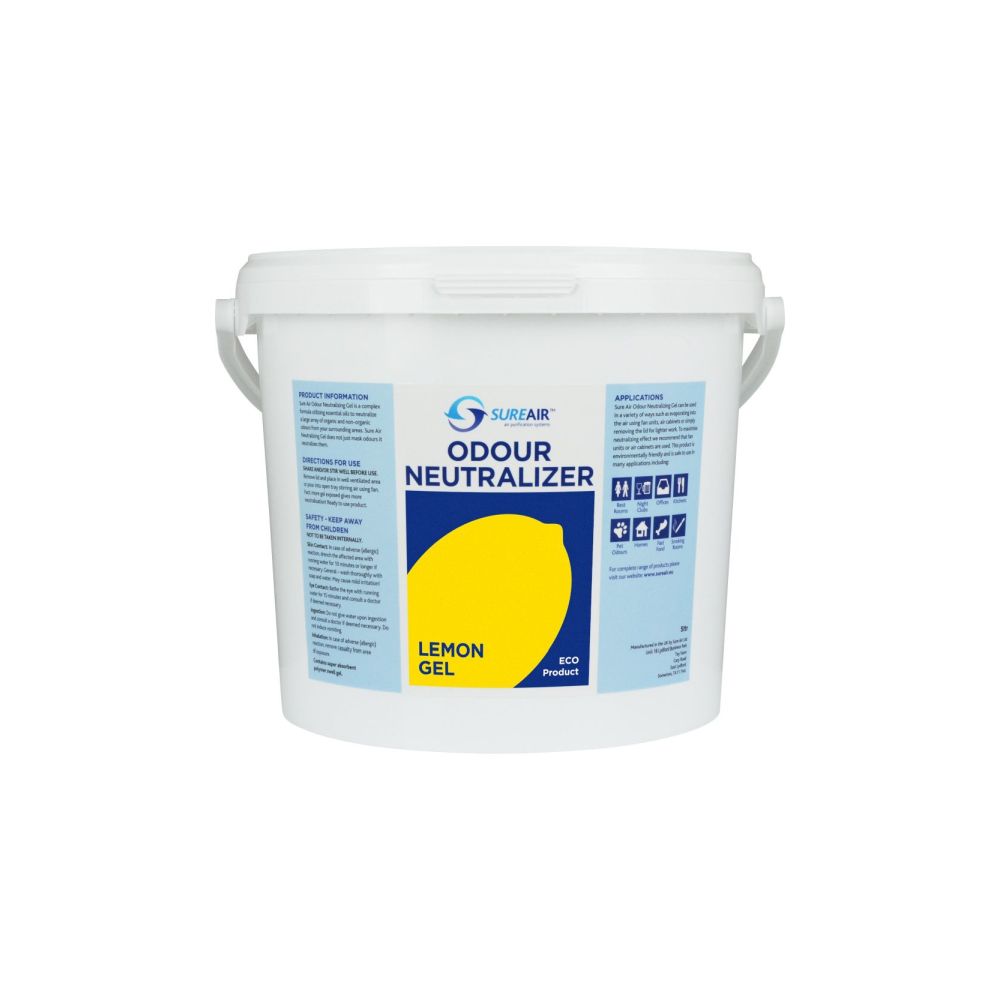 Sure Air Gel Lemon 1 l, neutralizér zápachu