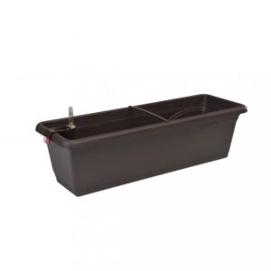 Plastkon samozavlažovací truhlík Extra Line Smart Hnědá, 53x16x15 cm