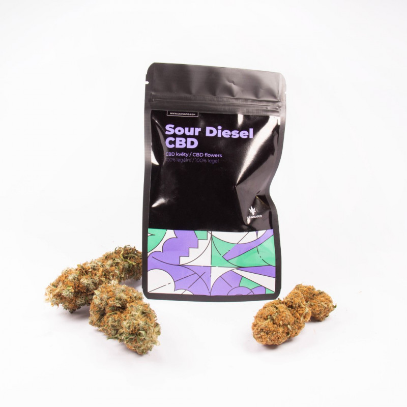 Sour Diesel - Indoor CBD květy Cannapio 500g