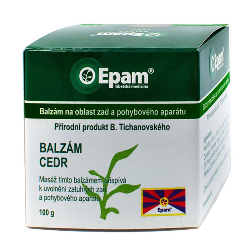 Epam Epam, Cedrový balzám – na oblast zad a pohybového aparátu, 100g