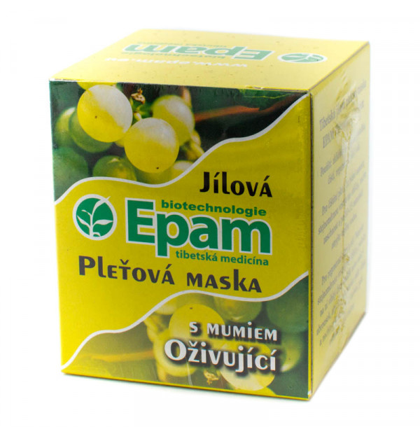 Epam Epam, Pleťová jílová maska oživující s mumiem