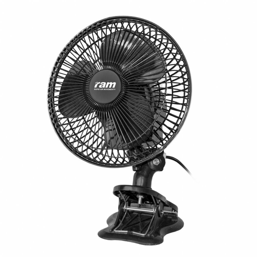 RAM ECO Clip Fan 20W, oscilační klipsnový ventilátor Ø 18 cm
