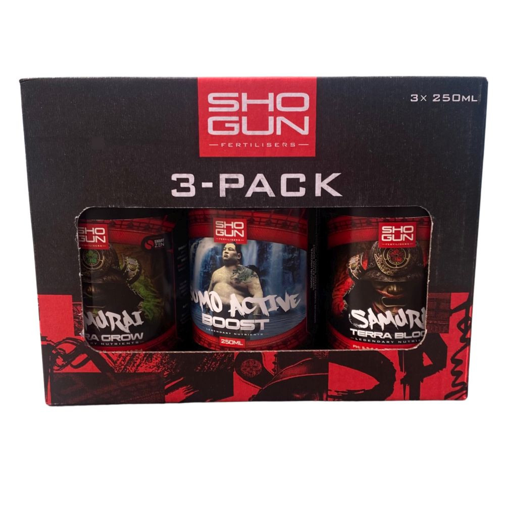 Shogun Terra Starter 3-Pack 750 ml, sada hnojiv - Obrázek 2