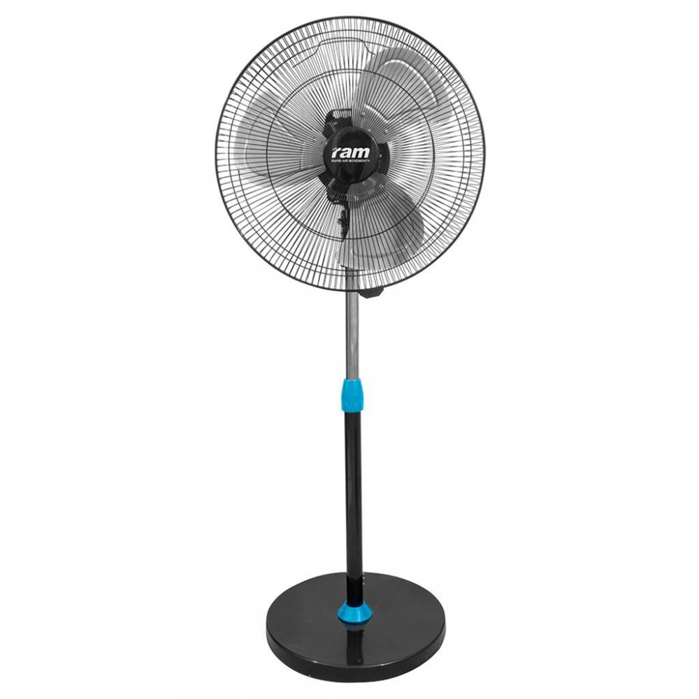 RAM Heavy Duty Pedestal Fan, čtyřrychlostní stojanový ventilátor Ø 45 cm - Obrázek 2