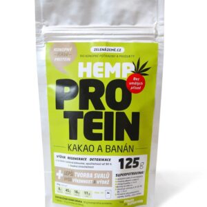 Zelená Země Konopný protein kakao/banán 125 g